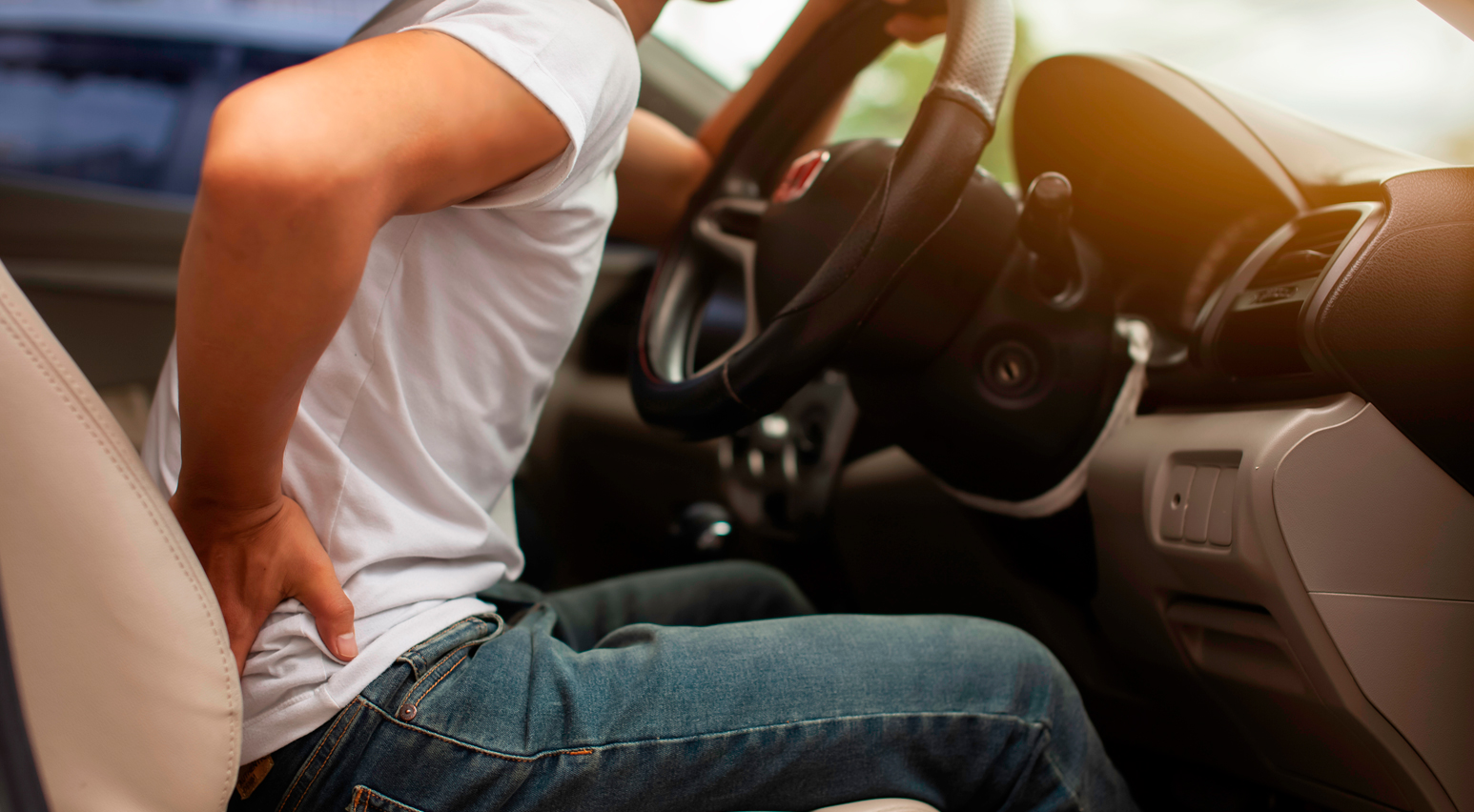 evitar el dolor de espalda al conducir